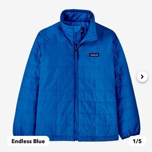 Kids Patagonia Nano Puff Brick Quilt Jacket